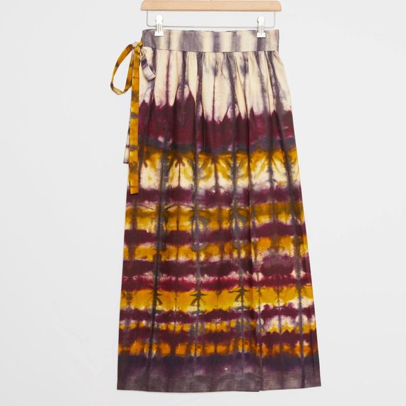 Anthropologie Heidi Tie-Dye Wrap Maxi Skirt - Picture 2 of 5